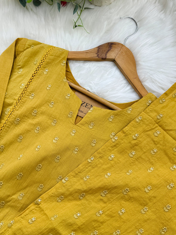 Premium Mul Cotton A-Line Set for Effortless Style 🌸