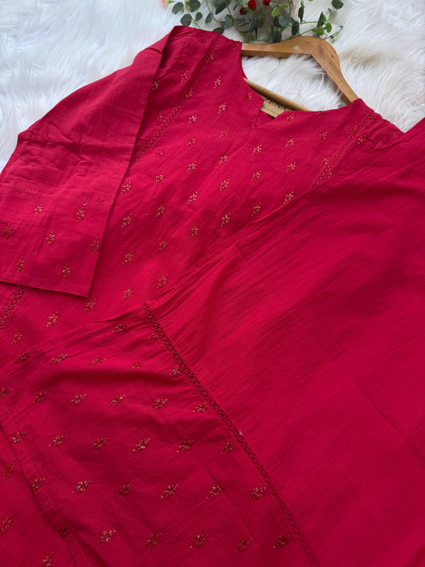 Premium Mul Cotton A-Line Set for Effortless Style 🌸