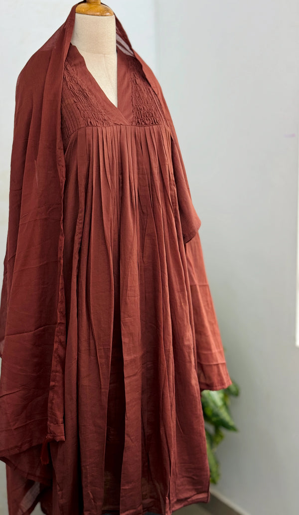 🌸 Pure Cotton Anarkali Set 🌸