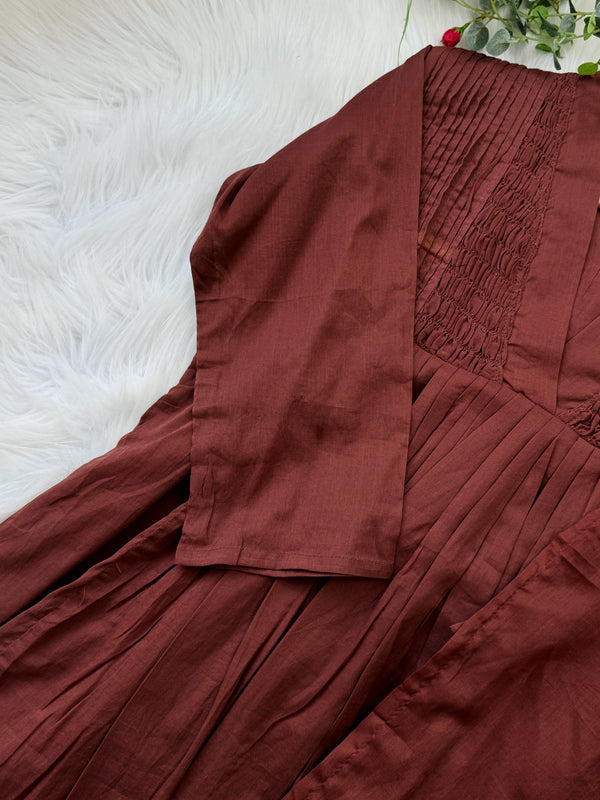 🌸 Pure Cotton Anarkali Set 🌸