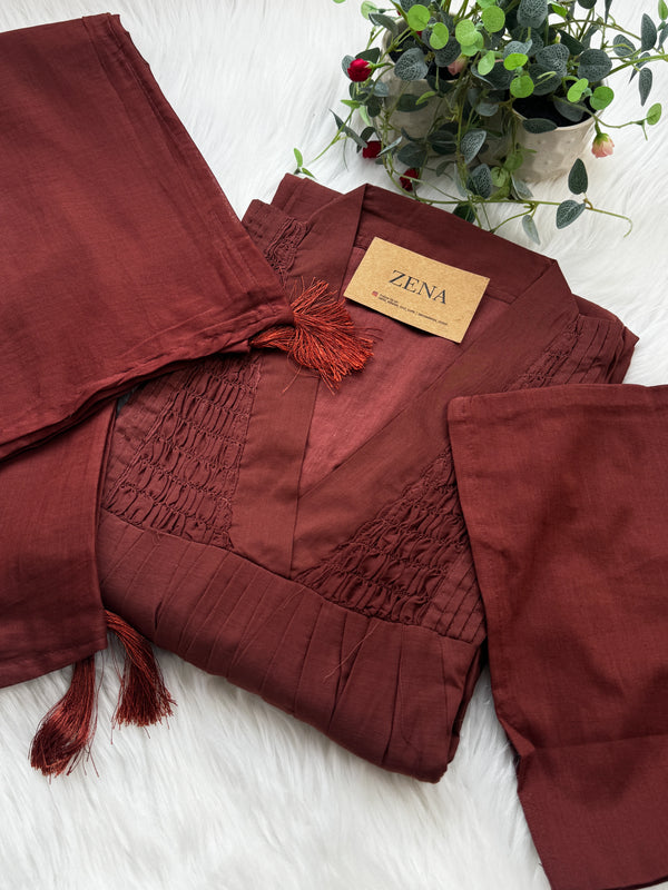 🌸 Pure Cotton Anarkali Set 🌸