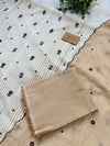 Unstitched Pure Cotton Kurti Set – Top, Bottom & Dupatta 🌿
