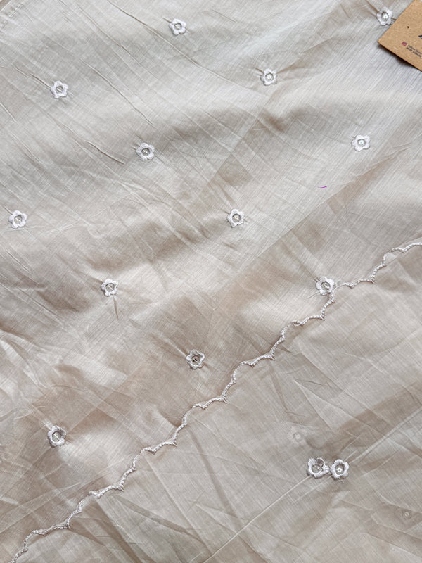 Premium Mul Chanderi Embroidered Unstitched Suit – Redefining Ethnic Elegance