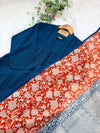 ✨ Pure Cotton A-Line Kurti Set ✨