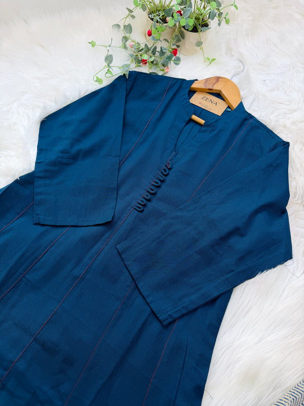 ✨ Pure Cotton A-Line Kurti Set ✨