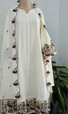 ✨ Pure Mul Cotton Embroidered Anarkali Set ✨