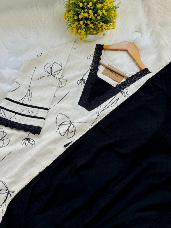 ✨ Pure Cotton Anarkali Set ✨