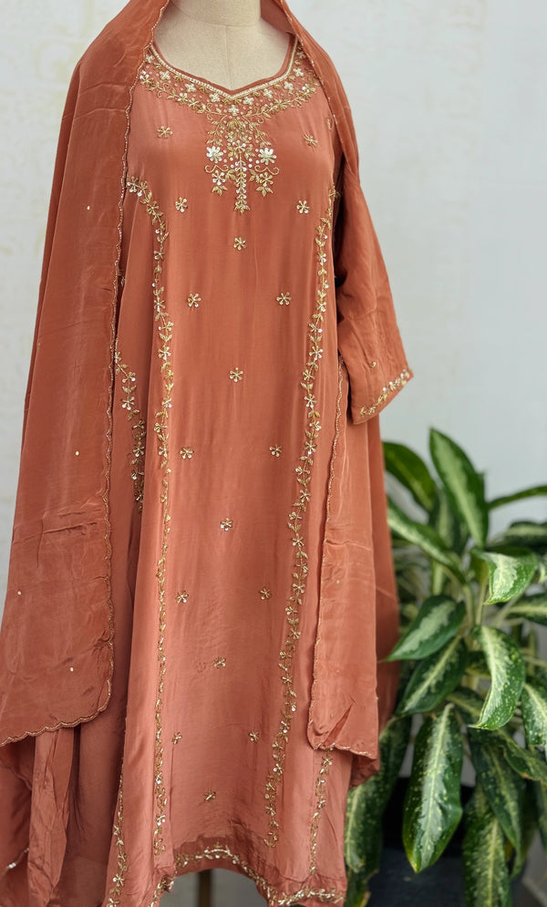 ✨ Premium Pure Silk Handwork Party Wear Suit ✨