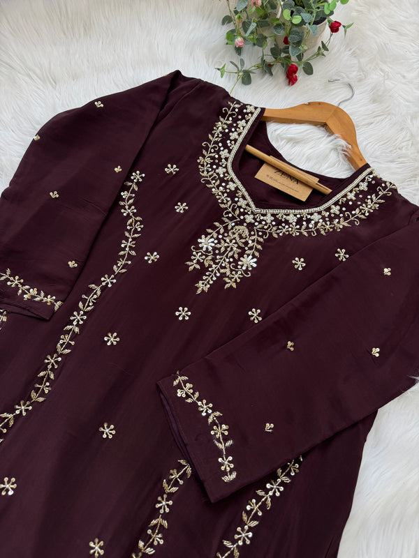 ✨ Premium Pure Silk Handwork Party Wear Suit ✨