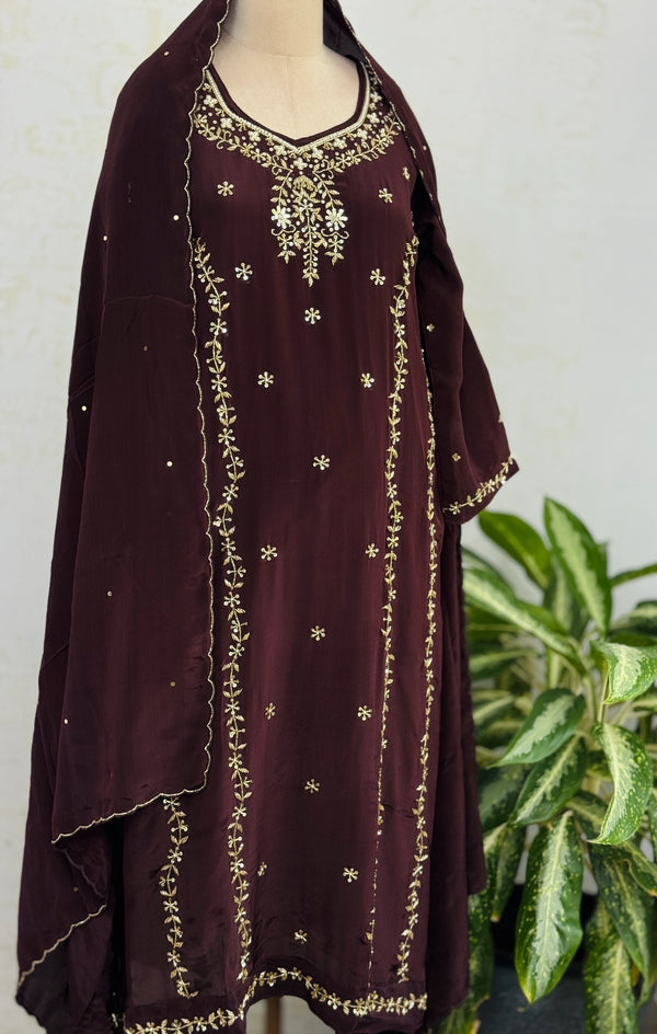 ✨ Premium Pure Silk Handwork Party Wear Suit ✨