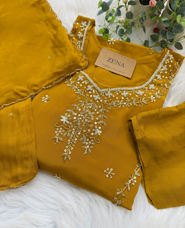 ✨ Premium Pure Silk Handwork Party Wear Suit ✨