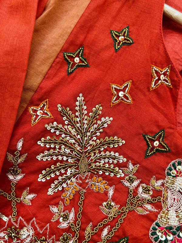 ✨ Mul Chanderi Handwork Party Wear Suit ✨