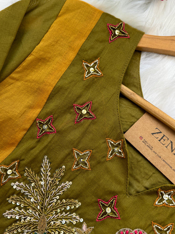 ✨ Mul Chanderi Handwork Party Wear Suit ✨