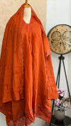 ✨ Glass Chanderi Anarkali Set ✨