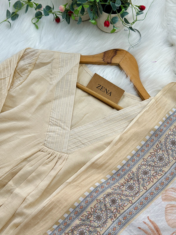 ✨ Mul Cotton Embroidered Kurti Set ✨