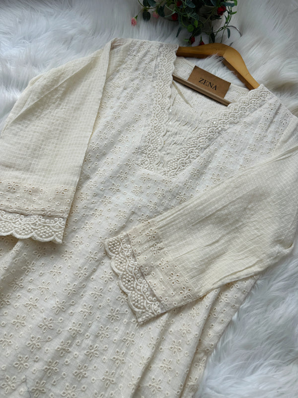 ✨ Pure Cotton Hakoba Kurti Set ✨