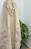✨ Premium Hand Embroidered Unstitched Suit ✨