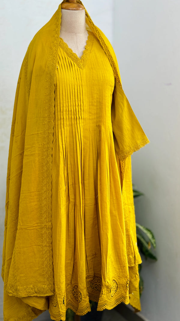 ✨ Mul Cotton Anarkali Set ✨