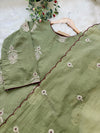 ✨ Premium Mul Chanderi Hand-Detailed Kurti Set ✨