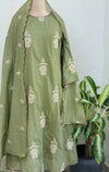 ✨ Premium Mul Chanderi Hand-Detailed Kurti Set ✨