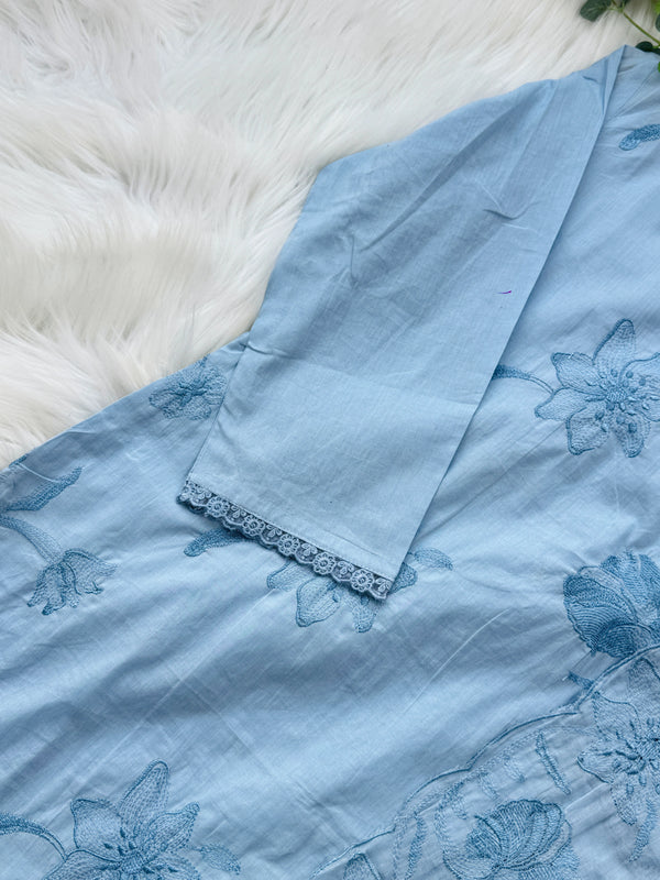 ✨ Pure Mul Cotton Embroidered Kurti Set ✨