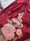 ✨ Pure Cotton Hand Detailed Anarkali Set – Appliqué Work ✨