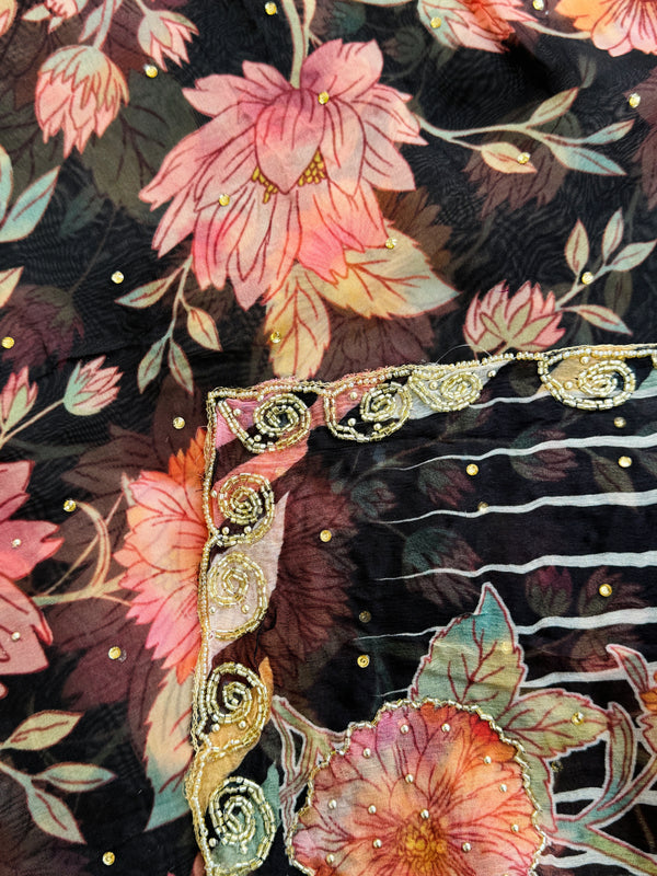 ✨ Premium Viscose Organza Unstitched Suit ✨