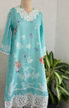 ✨ Pakistani Embroidered Cotton Kurti Set ✨