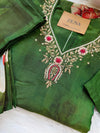✨ Tissue Silk Hand Work Kurti Set ✨