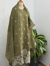 ✨ Mul Chanderi Embroidered Kurti Set ✨