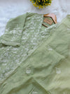 ✨ Mul Chanderi Embroidered Kurti Set ✨