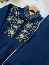 ✨ Glass Chanderi Handwork Anarkali Set ✨