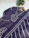 ✨ Pure Cotton Mirror Work Kurti Set with Handwork Details ✨