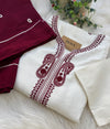✨ Premium Mul Cotton Embroidered Kurti Set ✨