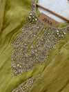 ✨ Premium Crushed Tissue Silk Handwork Suit – Top, Bottom & Dupatta ✨