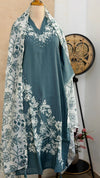 ✨ Modal Mul Chanderi Embroidered Kurti Set ✨