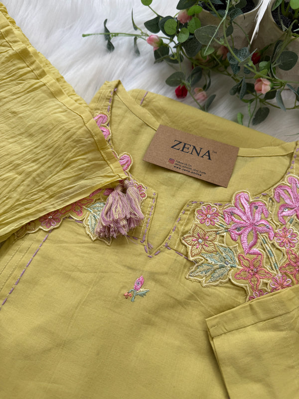 ✨ Premium Mul Cotton Party Wear Kurti Set ✨