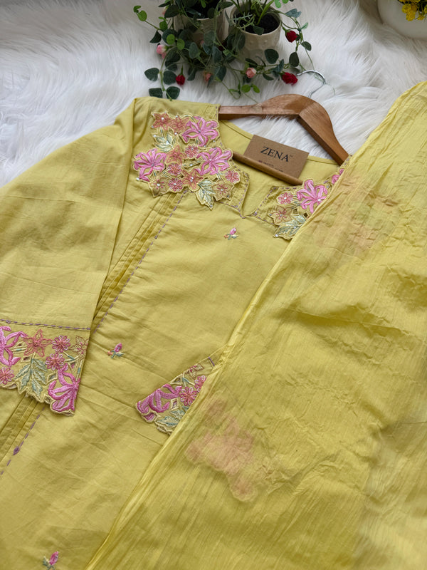 ✨ Premium Mul Cotton Party Wear Kurti Set ✨