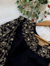 ✨ Glass Chanderi Embroidered Party Wear Kurti Set ✨