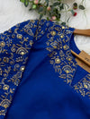 ✨ Glass Chanderi Embroidered Party Wear Kurti Set ✨