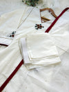 ✨ Premium Cotton Embroidered Hand-Detailed A-Line Kurti Set ✨