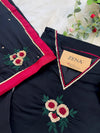 ✨ Premium Cotton Embroidered Hand-Detailed A-Line Kurti Set ✨
