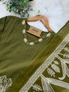 ✨ Pure Cotton Kurti Set with Thread Work Details ✨