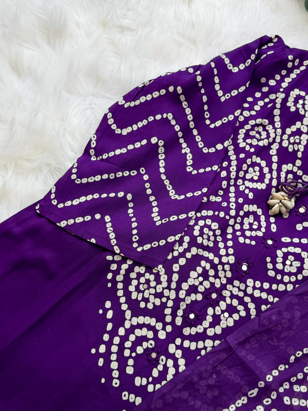 ✨ Pure Cotton A-Line Kurti Set ✨