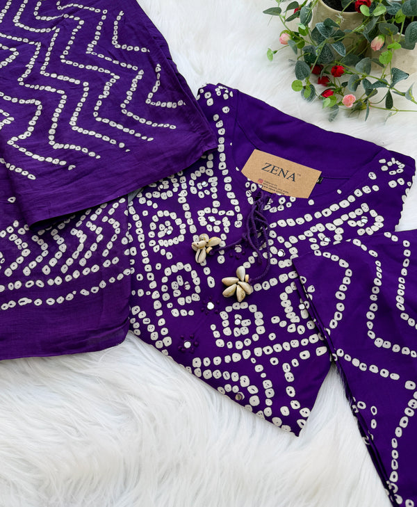 ✨ Pure Cotton A-Line Kurti Set ✨
