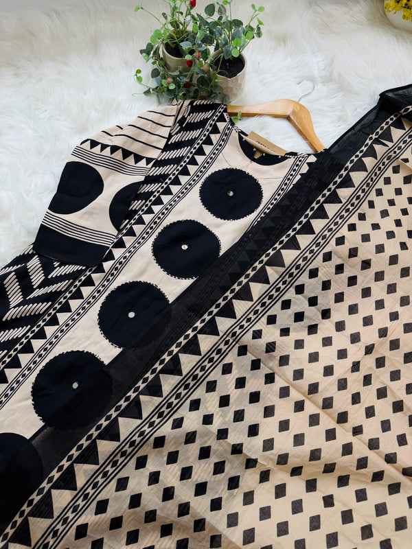 Pure Cotton Ready-to-Wear Kurti Set — Comfort Meets Everyday Elegance