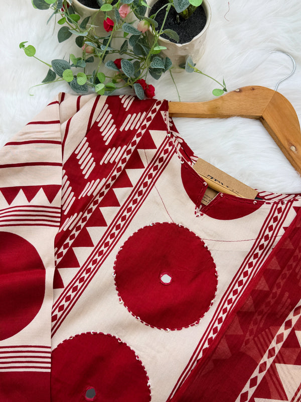 Pure Cotton Ready-to-Wear Kurti Set — Comfort Meets Everyday Elegance