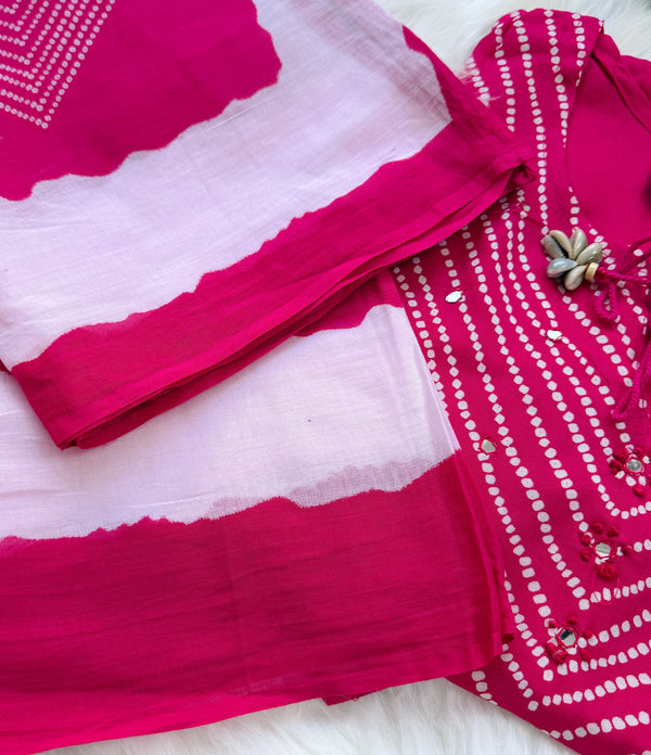 ✨ Pure Cotton Kurti Set ✨