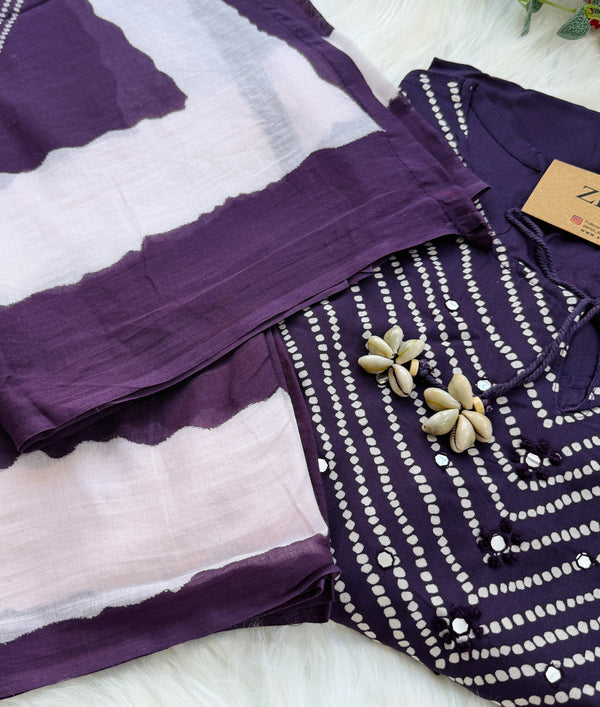 ✨ Pure Cotton Kurti Set ✨