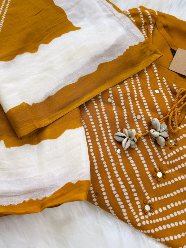 ✨ Pure Cotton Kurti Set ✨